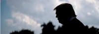 Picture of Trump on NY Times article banner